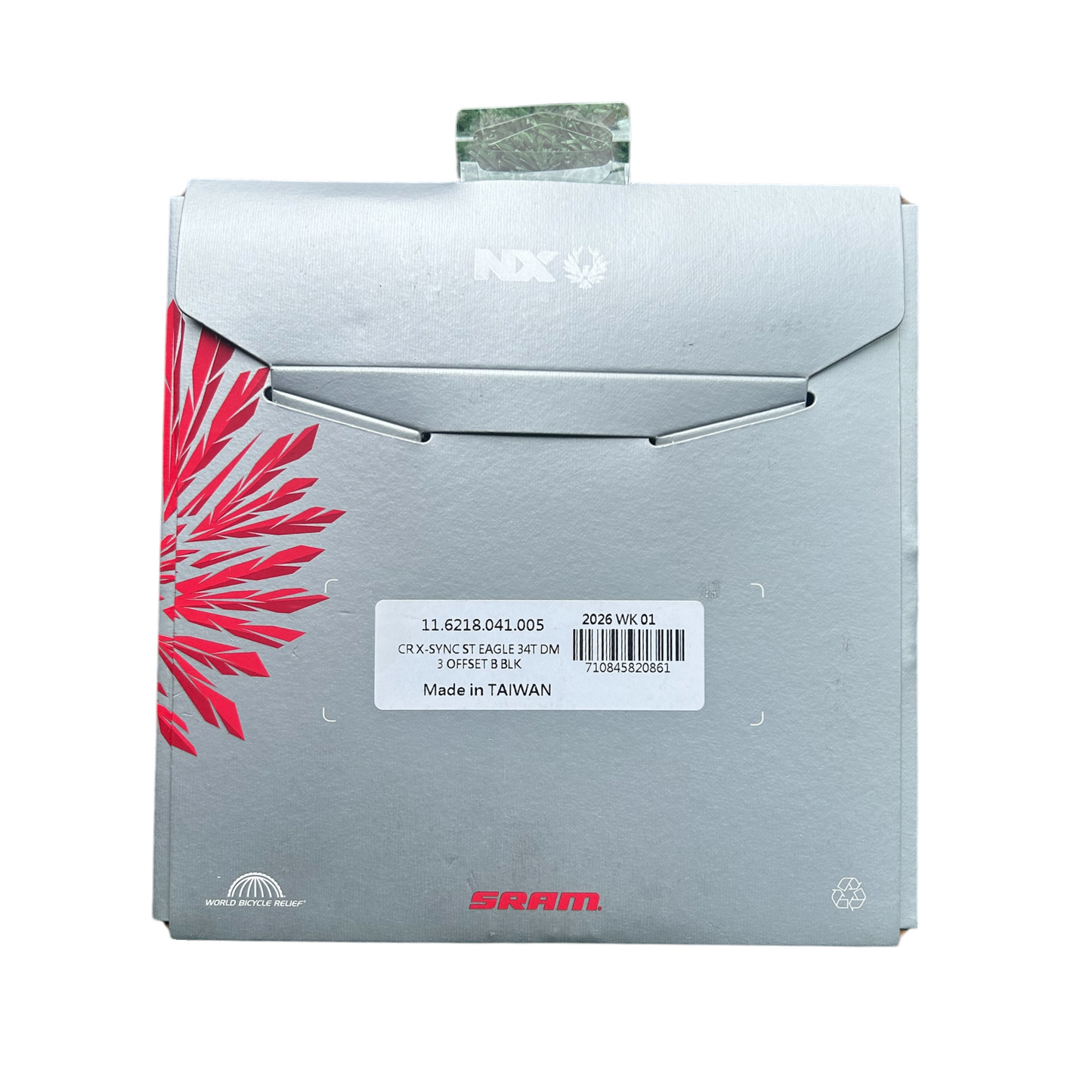 Coronilla 34T BCD Directo Acero X-Sync 3mm Offset NX Eagle Sram