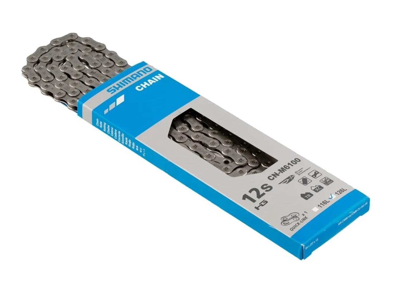 Cadenilla 12v Cn-m6100 Deore Shimano