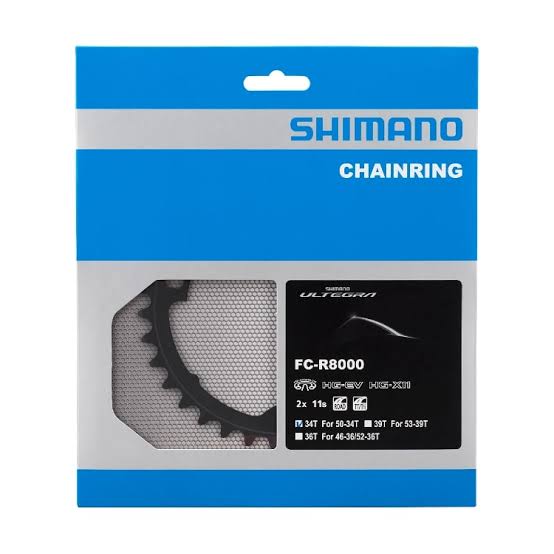 Coronilla 34T BCD 110mm 4h Ultegra FC-R8000 RUTA 11v Shimano