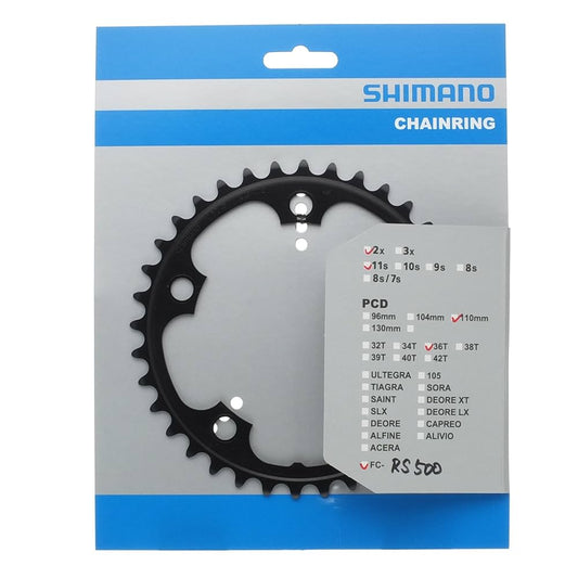 Coronilla 36T BCD 110mm 5 Agujeros FC-RS500 11v Shimano