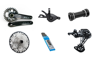 Grupo Transmision 12v SLX M7100 Monoplato Shimano