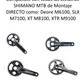 Coronilla 34T BCD Directo SLX M7100 12v Shimano