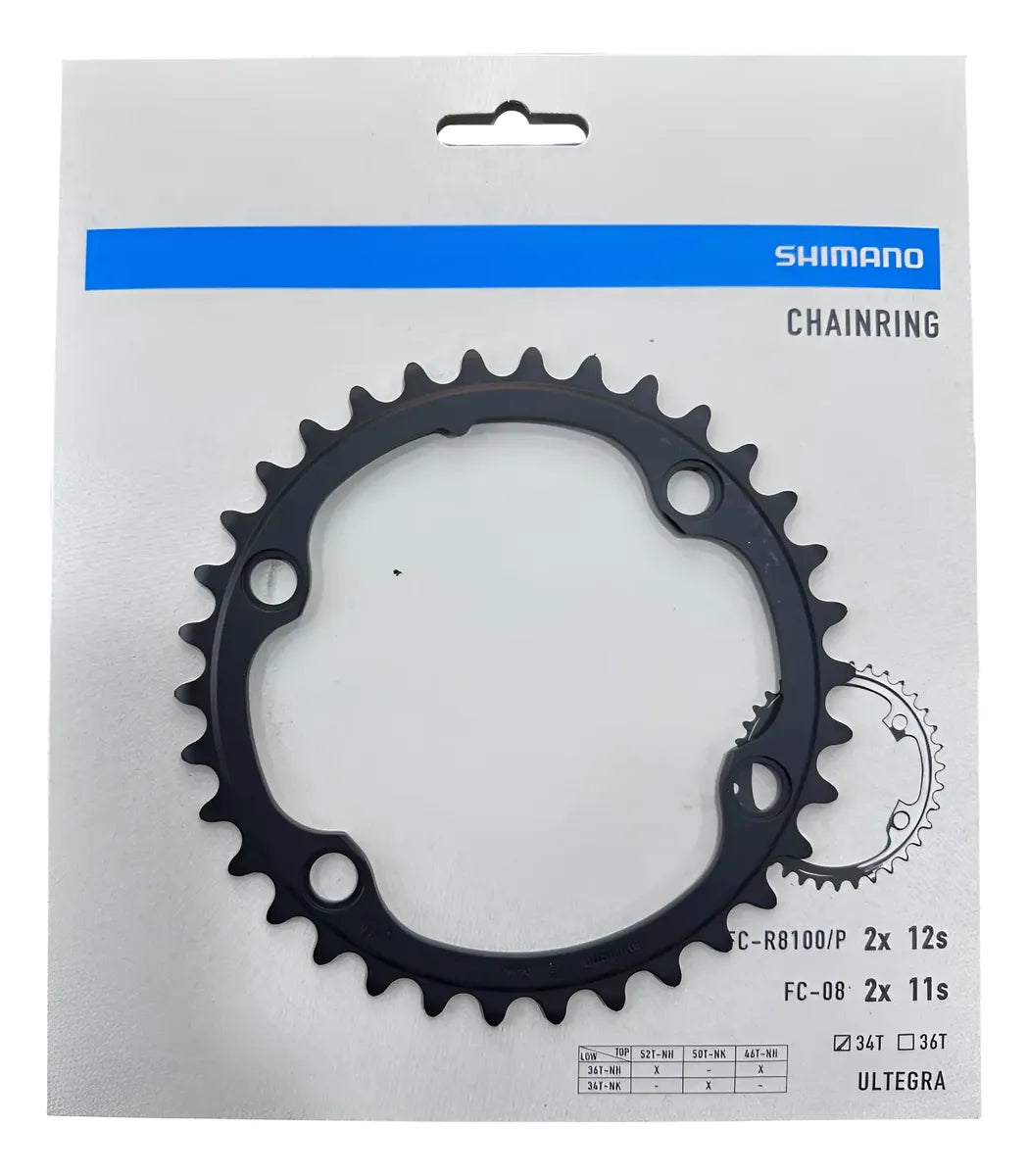 Coronilla 34T BCD 110mm 4h Ultegra FC-R8100 RUTA 12v Shimano