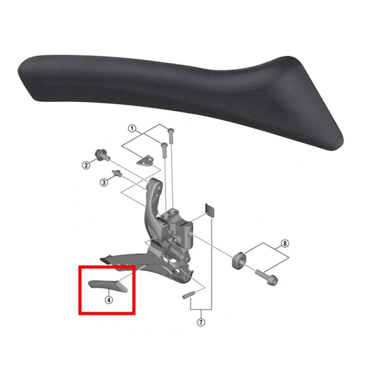 Placa Repuesto Descarrilador R3000 Sora R2000 Claris y 4700 Tiagra Y5YY00080 (HA) Shimano