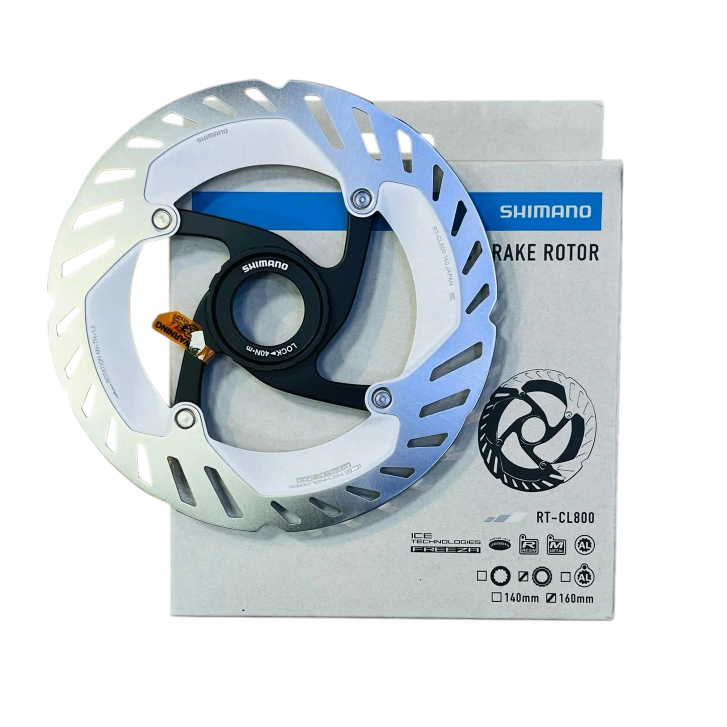 Rotor 160mm RT-CL800 Refrigerado XT GRX Ultegra Centerlock Shimano