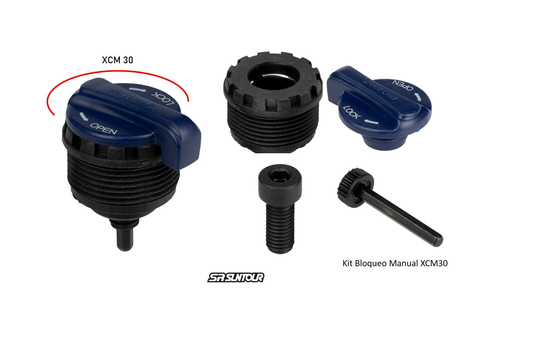 Perilla y Kit De Bloqueo Al Hombro XCM 30 Suntour