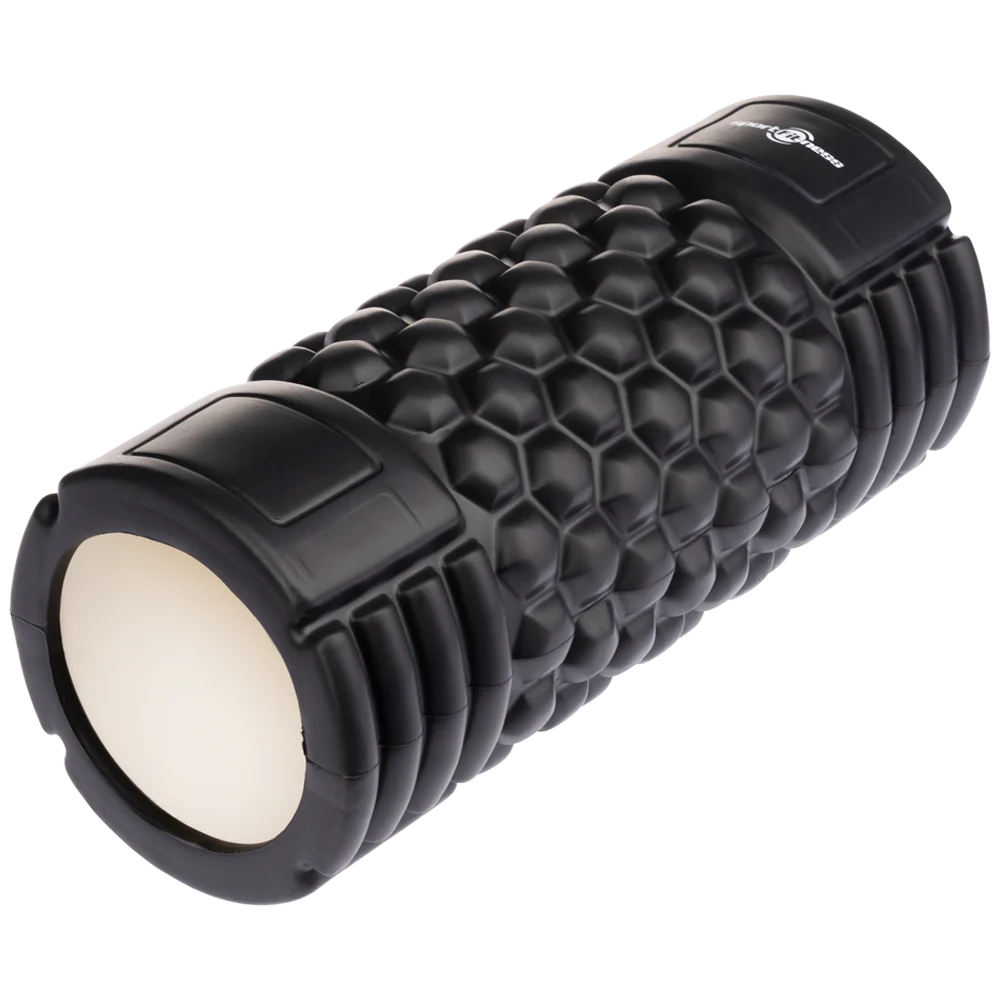 Rodillo De Masajes Espuma Rigida Negro Sportfitness