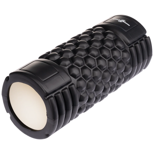 Rodillo De Masajes Espuma Rigida Negro Sportfitness