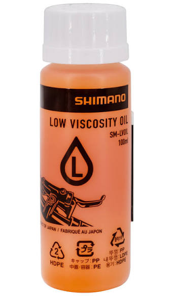 Aceite Mineral 100ml Freno de Disco BAJA VISCOSIDAD SM-LVOIL Shimano