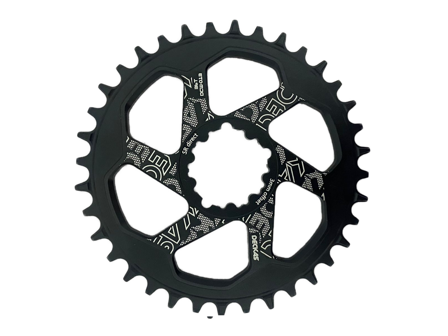 Coronilla 36T BCD Directo 3mm Offset (Para Sram) Deckas