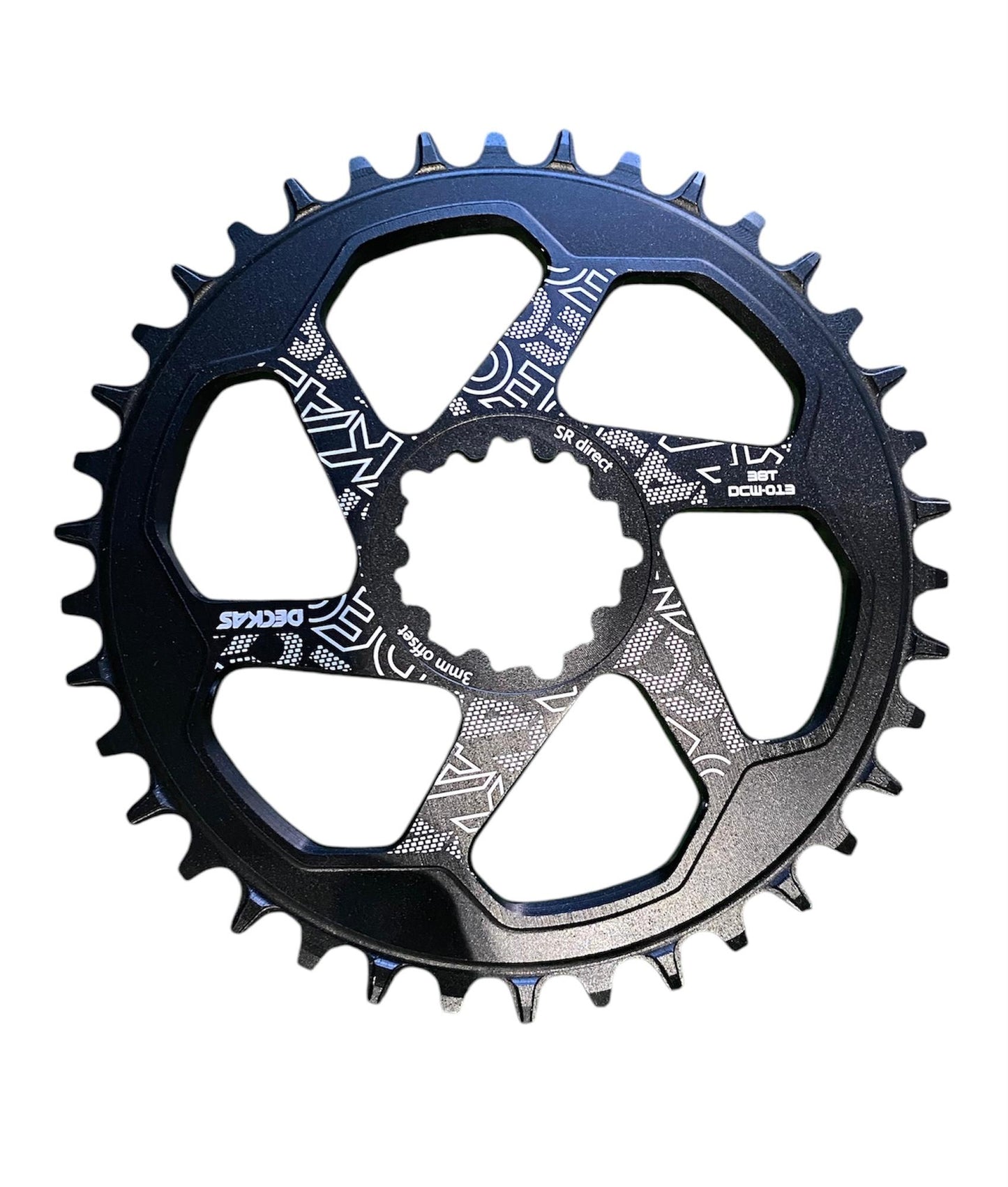 Coronilla 38T BCD Directo 3mm Offset (Para Sram) Deckas