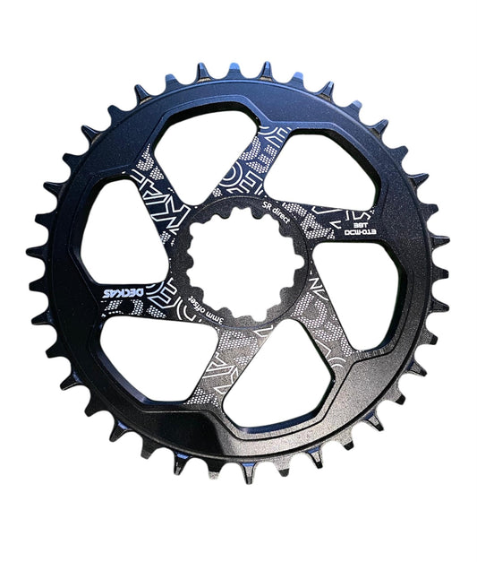 Coronilla 38T BCD Directo 3mm Offset (Para Sram) Deckas