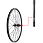 Adaptador Eje Pasante 12mm A Puntilla Adaptador manzana Trasera Boost 148mm