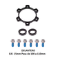 Adaptador Boost Delantero 6 Tornillos 100mm a 110mm Eje 15mm Ztto