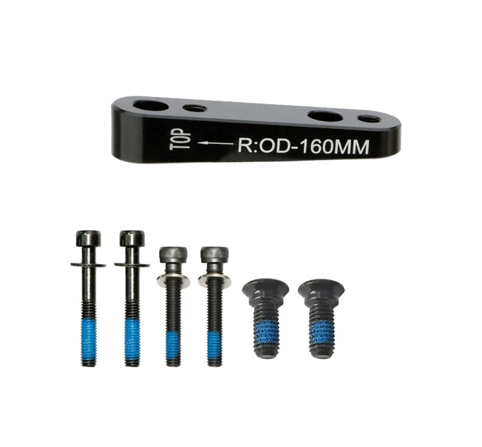 Adaptador 160mm Trasero Flat Mount a Flat Generico