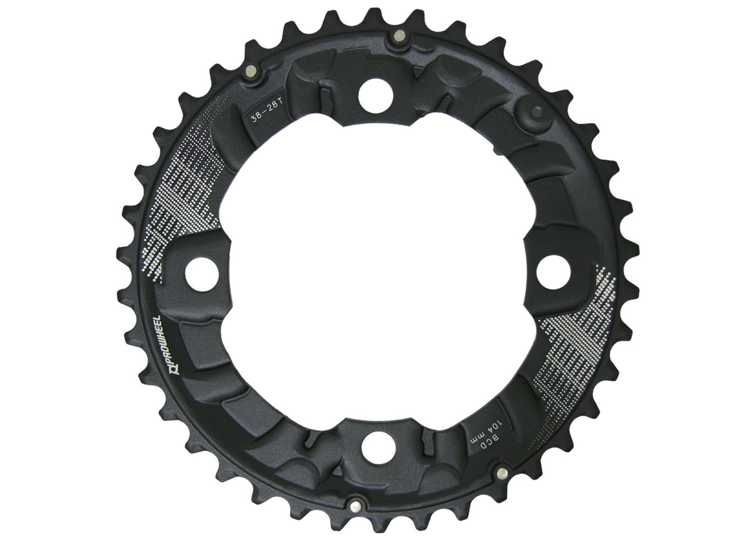 Coronilla 38T BCD 104mm Simetrico Biplato Prowheel