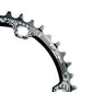Coronilla 34T BCD 104mm OVALADA Monoplato 12v Negra Deckas