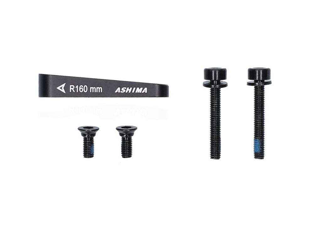 Adaptador Trasero 160mm Freno Ruta Gravel Flat Mount Ashima