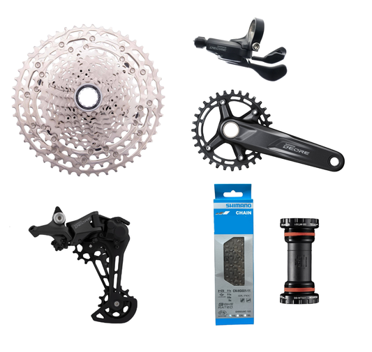 Transmision Grupo 11v Deore M5100 32T 11-51T 170mm Shimano