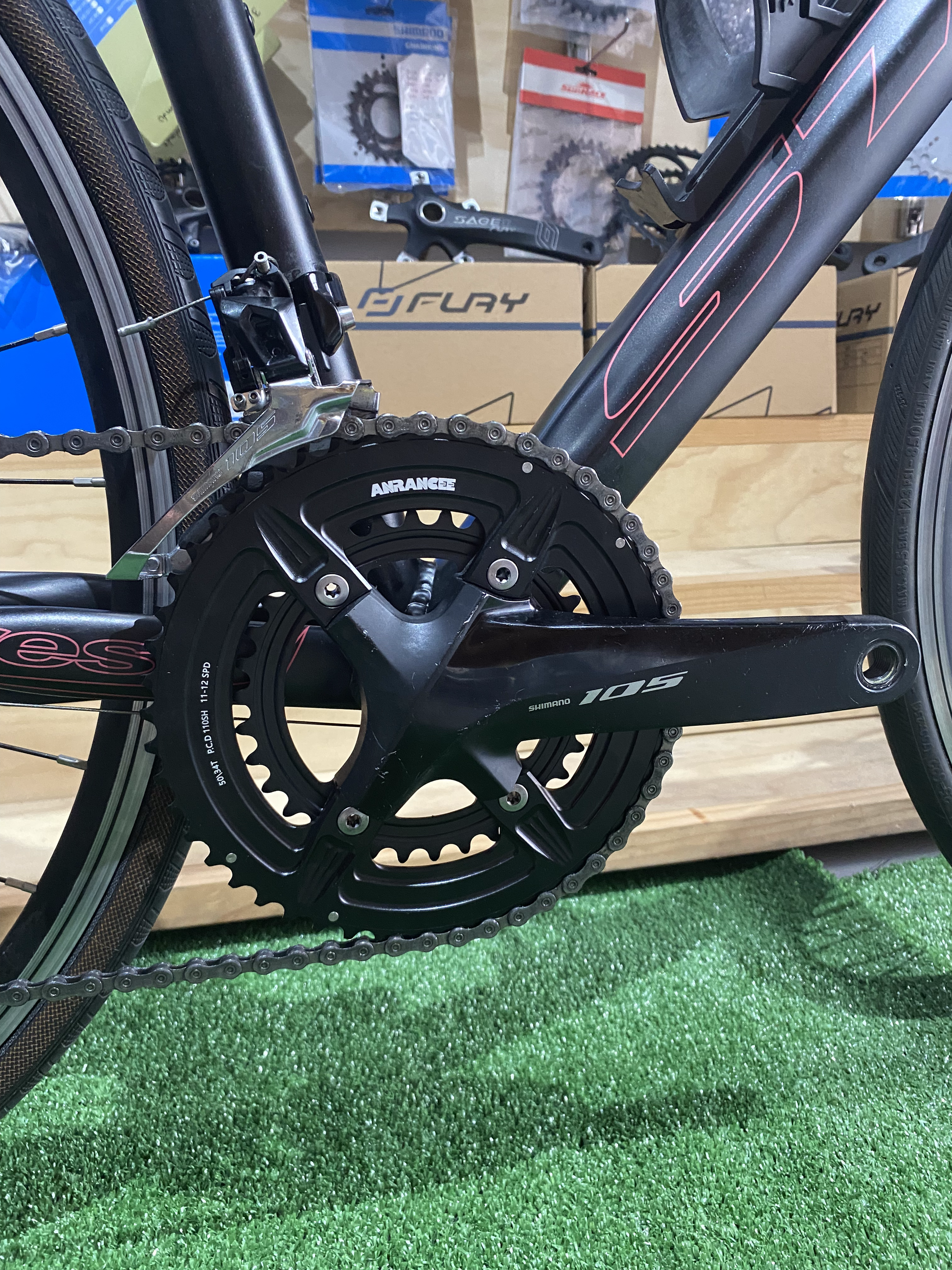 Bicicleta ruta sales shimano 105