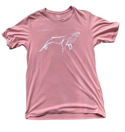 Camiseta Ballena Hombre Talla XL (Palo Rosa) Pachamabici