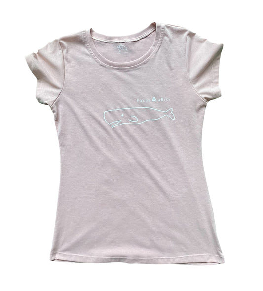 Camiseta Cachalote Dama Talla M (Arena) Pachamabici