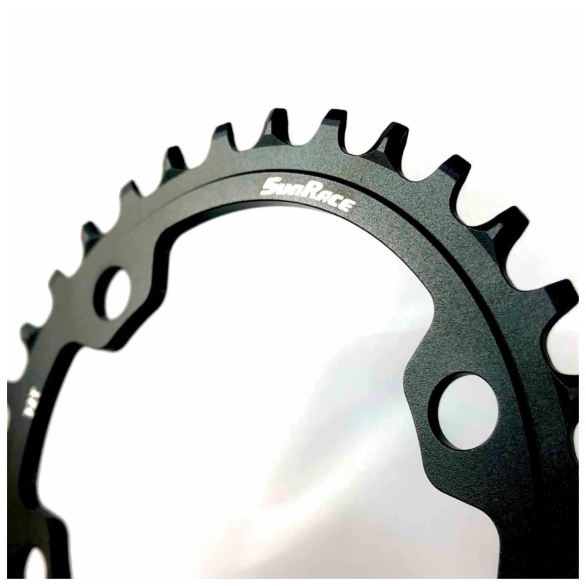 Coronilla 32T BCD 104mm Simetrico Monoplato 12v MX04 Aluminio Sunrace