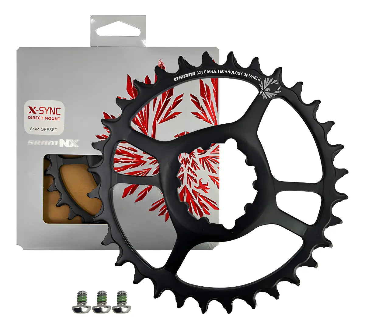 Coronilla 32T BCD Directo Acero X-Sync 6mm Offset NX Eagle Sram