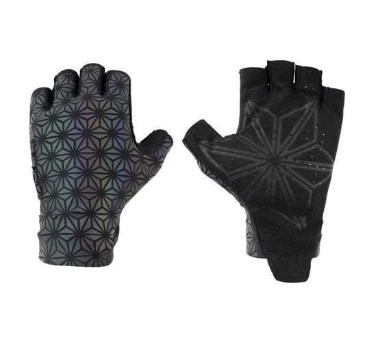 Guantes Cortos Reflectivos Supacaz DC Oil Slick Talla M Supacaz