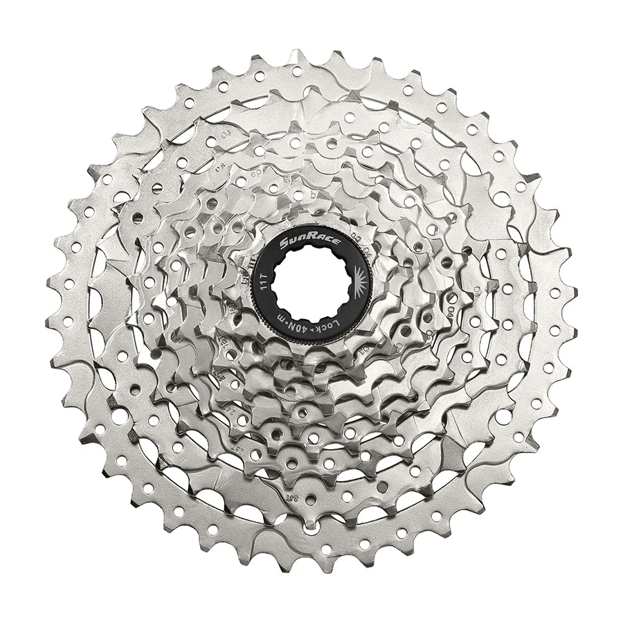 Pacha 9v 11-40 cassette CSM980 plateada Sunrace
