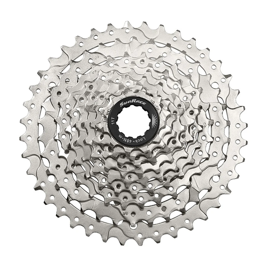 Pacha 9v 11-40 cassette CSM980 plateada Sunrace