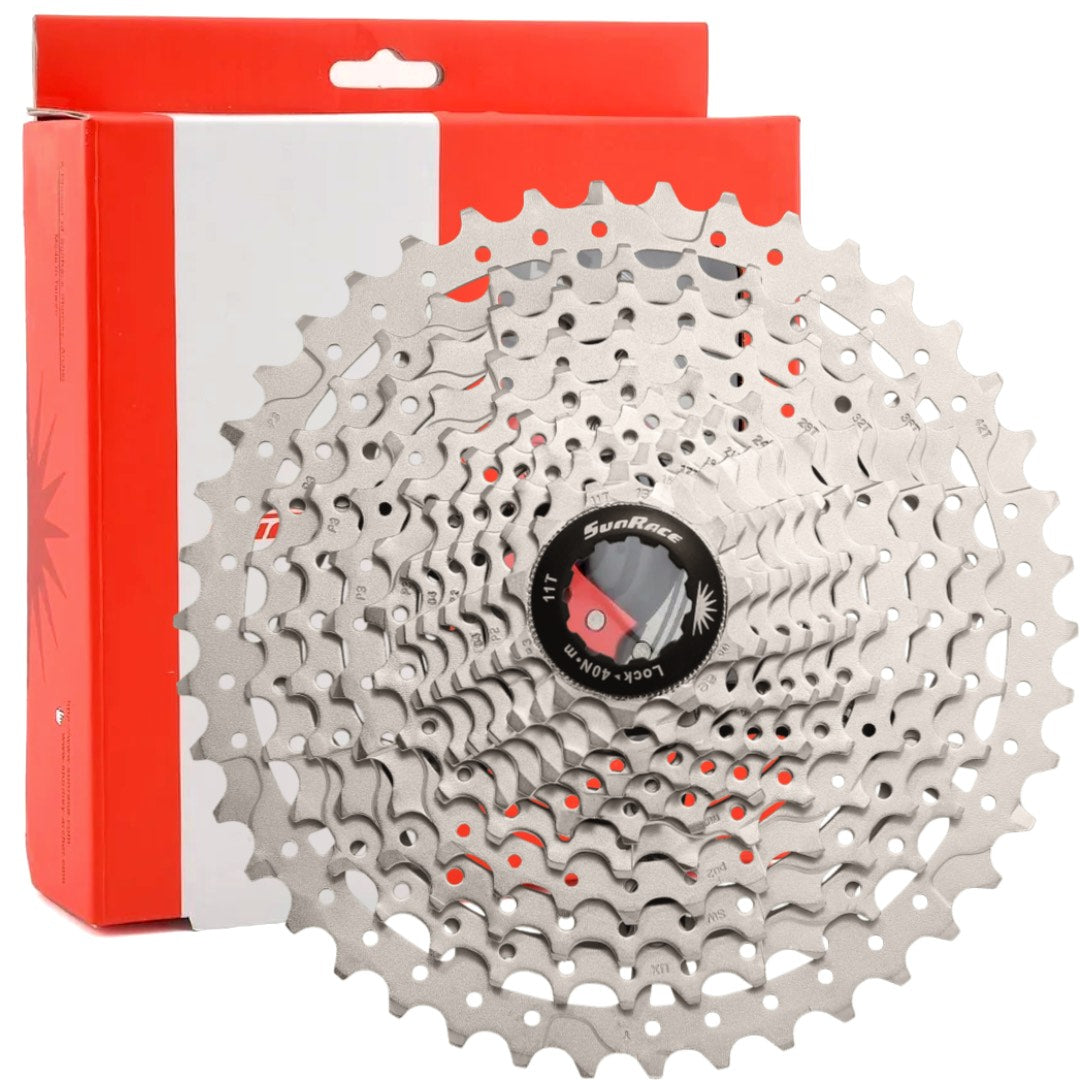 Pacha 11v 11-42T CSMS8 Plateada Sunrace