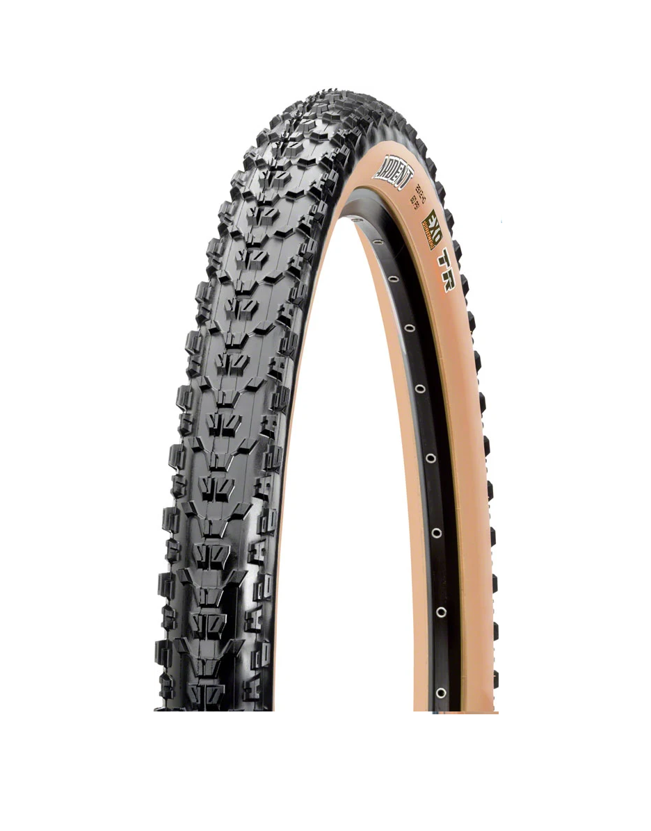 Llanta 27.5x2.40 Ardent DW 60TPI Plegable Tubeless Cara Marron 2C EXO Maxxis