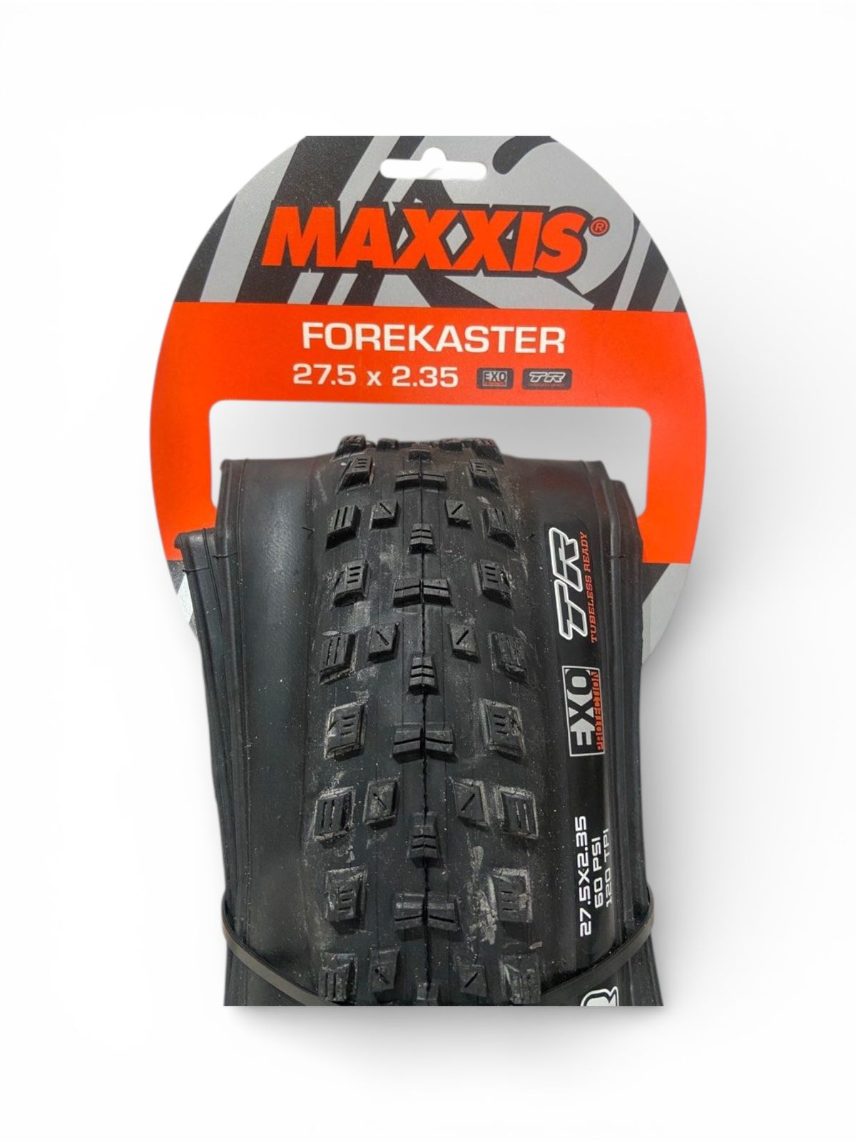 Llanta 27.5x2.35 Forekaster 120TPI Plegable Tubeless 2C EXO Maxxis