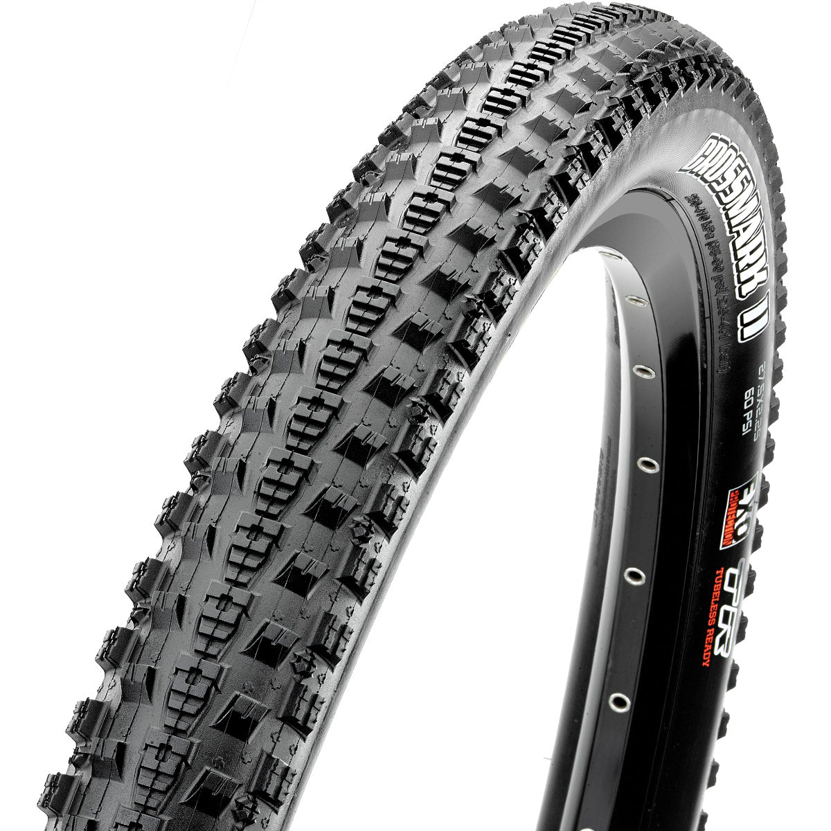 Llanta 27.5x2.10 Crossmark II 2 Compuestos Tubeless Plegable EXO 60Tpi Maxxis