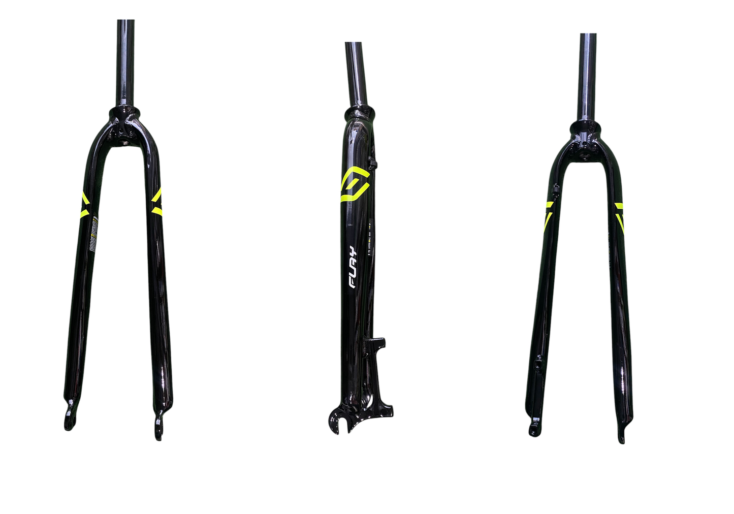 Tenedor 700 Gravel (700x40 Max) Espigo Recto Negro-Verde Fury