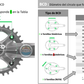 Coronilla 36T BCD 104mm Simétrico Monoplato 12v Negra Deckas