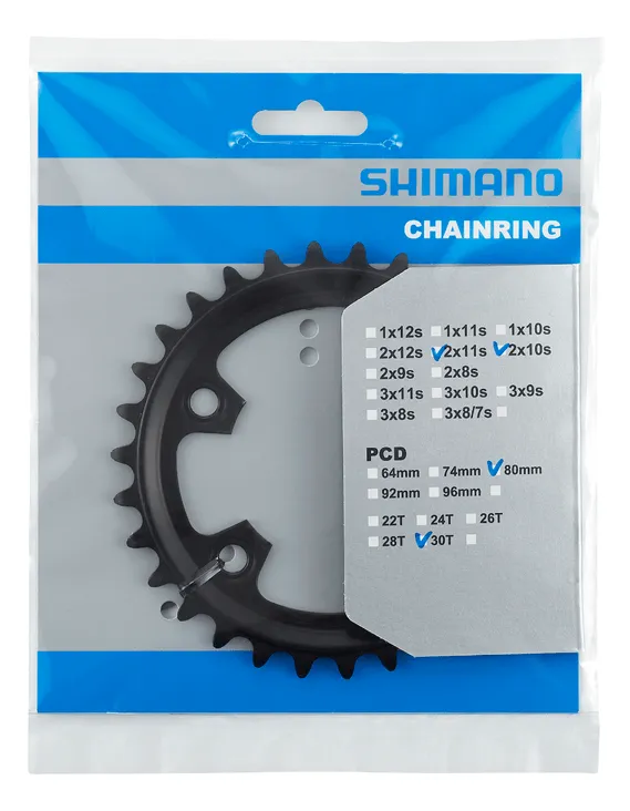 Coronilla 30T BCD 80mm Asimetrico GRX RX600 11v Shimano