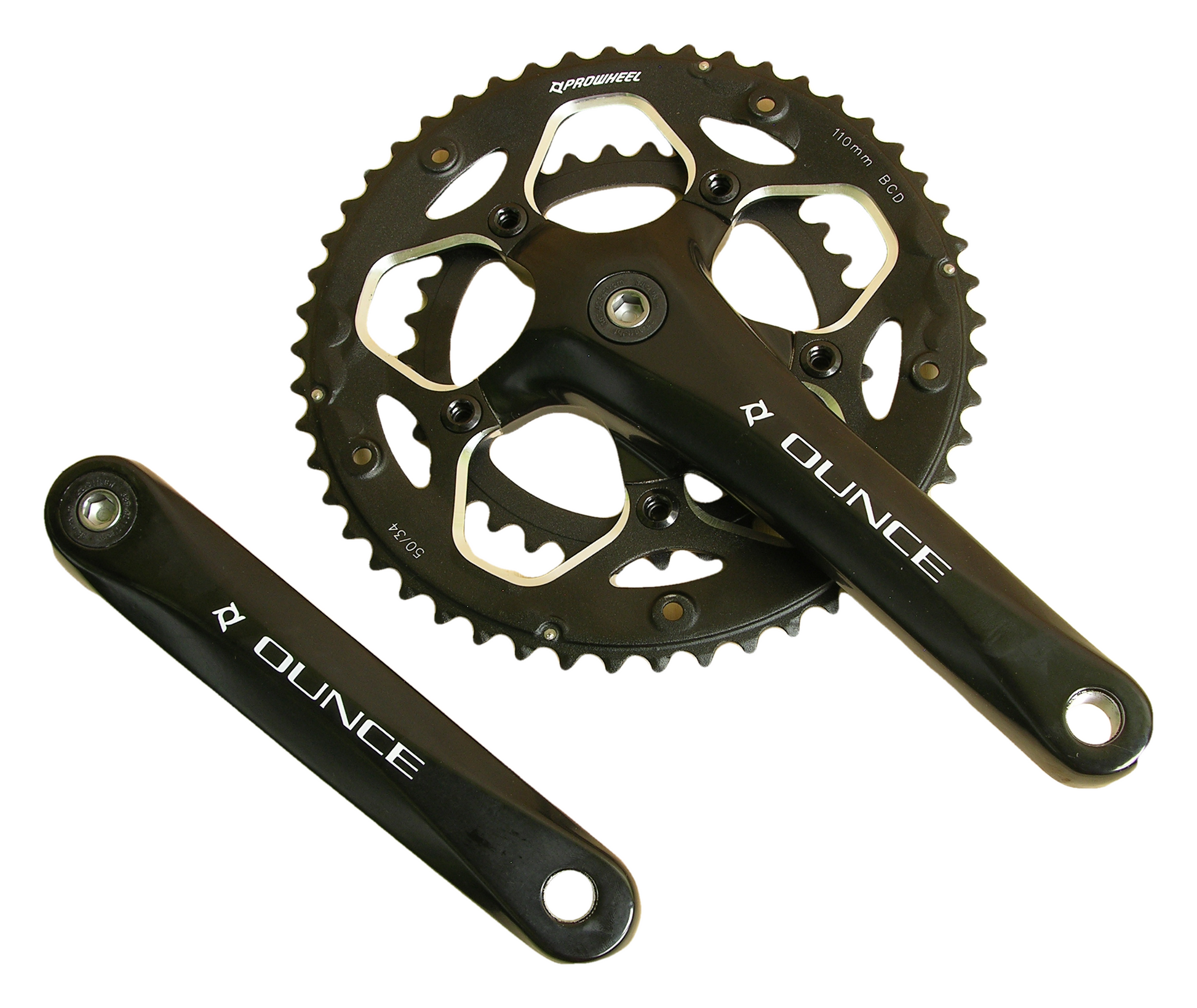 Dobleplato 50/34T Ounce 621 Coronillas en Aluminio Prowheel 170mm