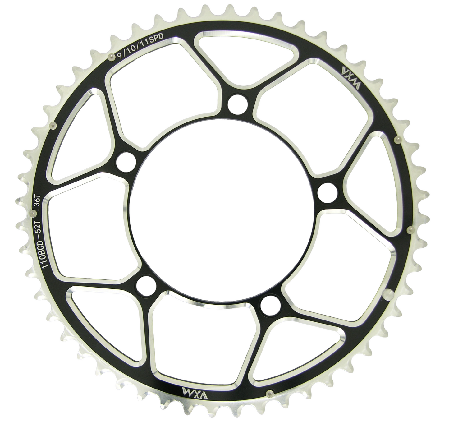 Coronilla 52T BCD 110mm 5h Aluminio Biplato VXM